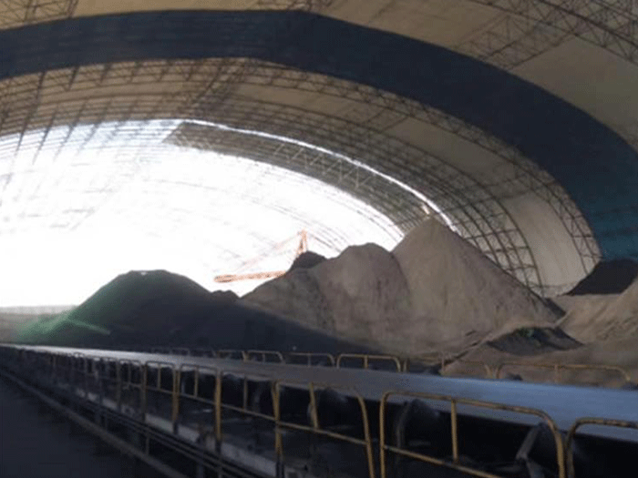 连云港煤棚料仓网架